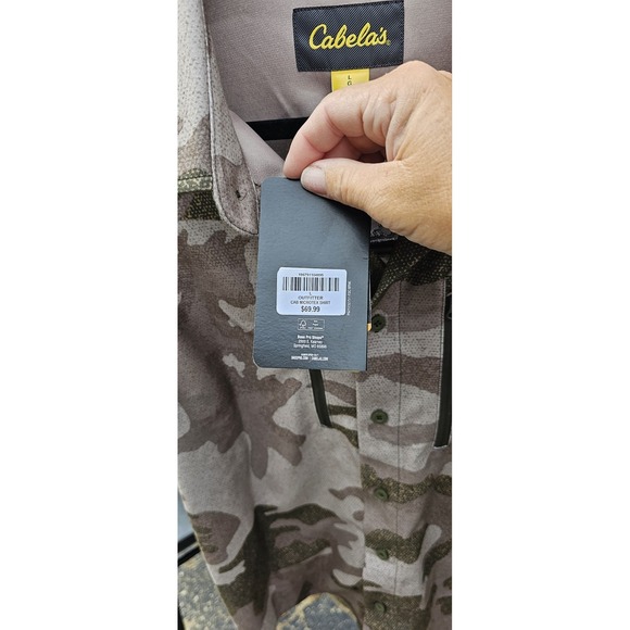 Cabela's Microflex Performance Long Sleeve Hunting Shirt- Size Large ( NWT) - Picture 3 of 12